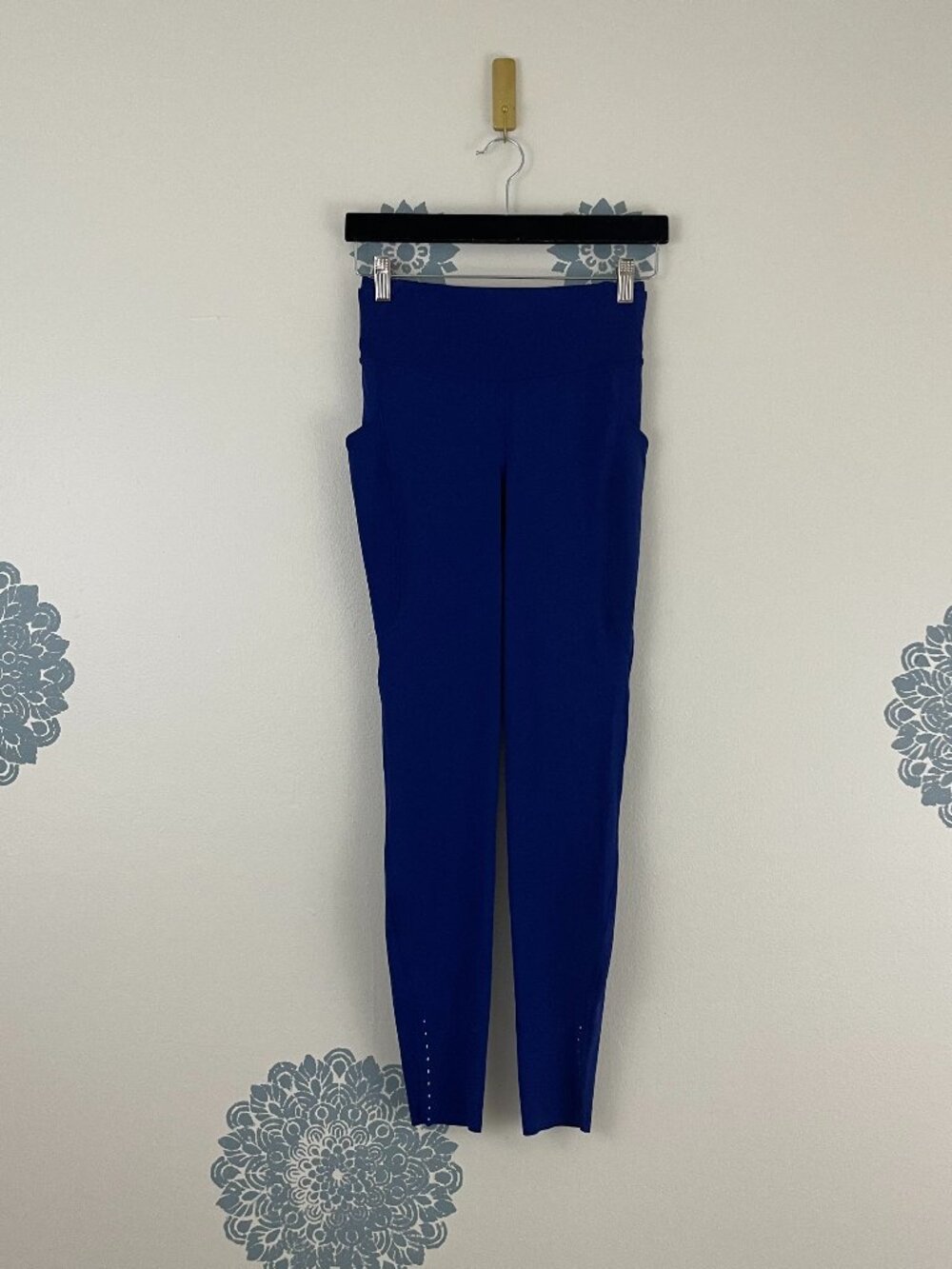 Lululemon Fast and Free High-Rise Tight 28” Pockets Galactic Cobalt Size 6